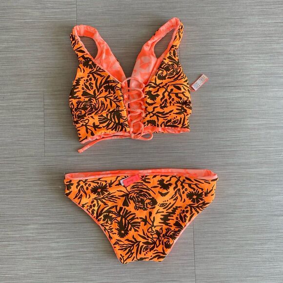 NWT Maaji Marigold Republic Signature Reversible Bikini Size Small - Picture 7 of 8